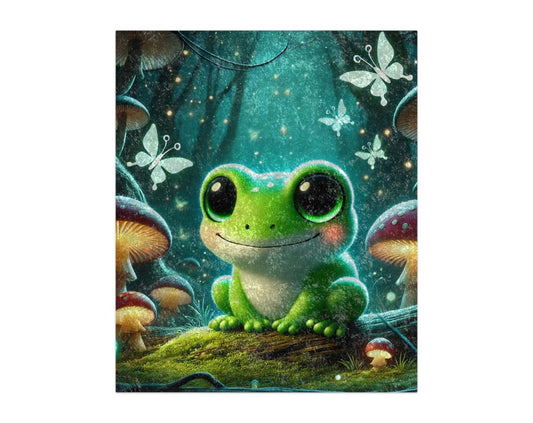 Whimsical Frog Blanket